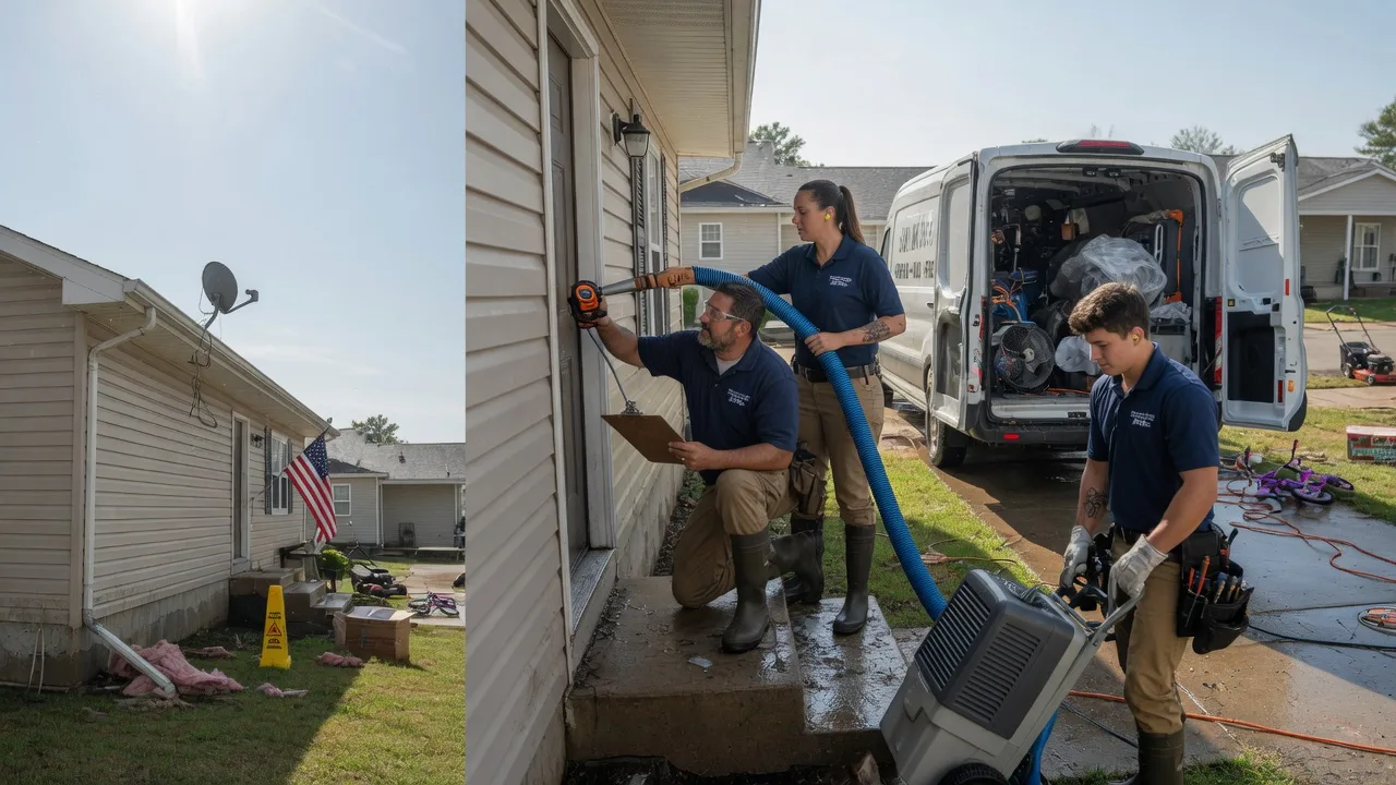 Ceiling Water Damage Restoration in Ashippun, WI near me